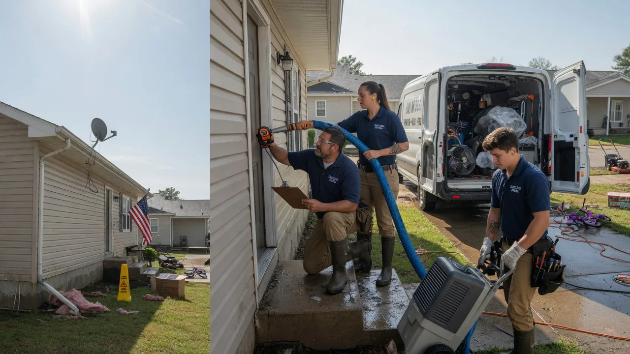 Ceiling Water Damage Restoration in Amboy, IN near me